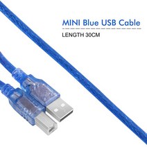 마이크로 컨트롤러 보드 모듈 Arduino IDE B 케이블 3 포함 Mini Nano V3.0 ATmega328P 5V 16M, [10] mini b cable