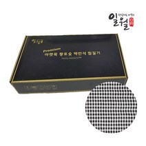 일월 아랫목 디지털 황토숯 맥반석 찜질기 SJH-IW200, 체크 블랙