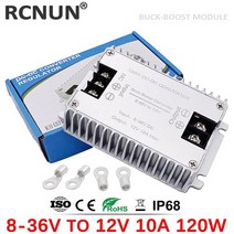 차량용 슈퍼 캐패시터 캐퍼시터 전압안정기 RCNUN 자동 벅 부스트 DC 컨버터 레귤레이터 태양열 전원 공급 장치 8-40V 12V 3A 4A 6A 10A 15A 20A 25A, 05 8-36V to 12V 10A Pro, 05 8-36V to 12V 10A Pro
