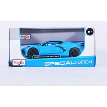 마이스트 MS31527LBL 1/24 쉐보레 콜벳 C8 2020 라이트 블루 [다이캐스트 미니카], 단일