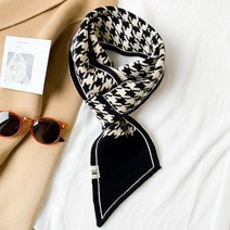 후암마켓 패턴머플러 니트 목도리