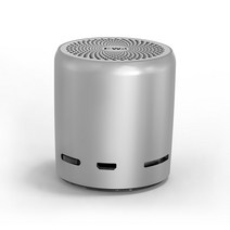 블루투스 스피커 EWA A107S 휴대용 블루투스 5.0 스피커 TWS 최고의 사운드 효과 서브 우퍼 강력한 HD 사운, 02 A107S-Silver