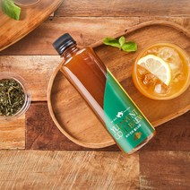 (티바인) 유자민트 콜드브루 액상 티 차 블랜드 원액 400ml, 페어민트 콜드브루 400ml