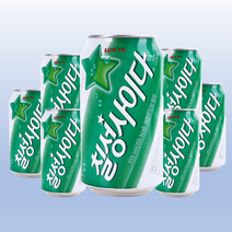 [롯데칠성] 칠성사이다(업소용) 355ml, 12개