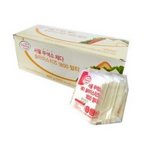 서울우유 무색소 체다슬라이스치즈 멀티 1800g(100매), 18g * 100매