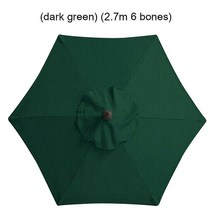 TPU창 패널 2.7/3M 방수 비치 육각 캐노피 야외 정원 UV 보호 파라솔 양산 우산 커버 스탠드없이, [06] 6bone Green Cover