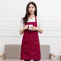 청년리빙 코튼 바리스타 앞치마