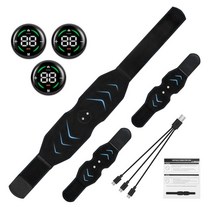 파워 리프팅 벨트 웨이트 복부 바디 슬리밍 팔 다리 허리 체중 감량 피트니스 진동, 1벨트 2암