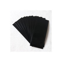 20/50/100pcs 18650 Lipo 배터리 랩 PVC 열 수축 튜브 Precut 너비 29.5mm x 72mm 절연 필름 보호 케이스 팩 슬리브, 400pcs, Black