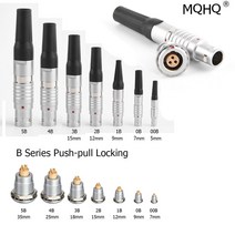전선 커넥터 항공잭 플러그써쿨러 FGG 암수 소켓 Lemo 00B 0B 1B 2B 3B 4B 5B 호환 가능, EGG 2B FOR LEMO+10 Pins Socket