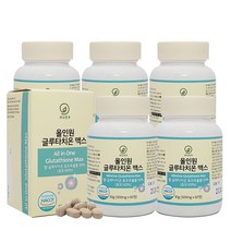 올인원 고순도 글루타치온 맥스 60정 화이트토마토 수국잎추출물, 5개