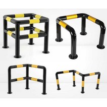L자형 스틸 볼라드 B형 기둥보호 76파이 800 700mm, U 더블 2000x600x1.5