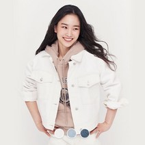 [지오다노] 372506 여 데님 크롭 자켓