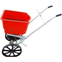 염화칼슘 뿌리기 제설제 살포기 분무기 제설기 비료, 플라스틱 바퀴