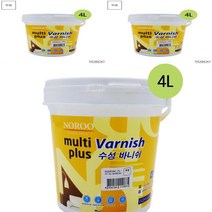 수성바니쉬 목재용 투명 무광 4L 목재바니쉬 실내바니쉬 목재용바니시