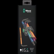 베라 레인보우 롱 볼 L렌치세트 950SPKL 육각렌치 9pcs 웨라 WERA 툴보이