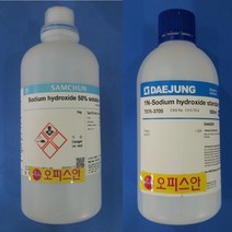 수산화나트륨용액 (0.01mol 0.1mol 1mol) EP 500ml/1L Sodium hydroxide standard solution(kor), 1mol-EP(1L)