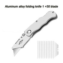 다목적 나이프 고정 블레이드 Bushcraft Multitool 다기능 접는 Hx 옥외 포켓 빈 건설 도구, [03] 1knife   30 blades