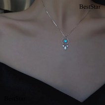 BestStar s925 순은 드림캐쳐 목걸이 여성 패션 쇄골 체인
