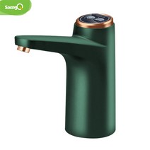 가정용 휴대용 워터 usb 충전 물병 알칼리 워터 디스펜서 자동 전기 물 갤런 마시는 병 스위치 스마트 펌프 수처리 기기, 초록