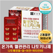 나토키나제 나또 낫또 혈관관리 혈소판 건강 복합기능성식품 나토배양물 철 아연 비타민b6 과로 스트레스 에좋은 영양제
