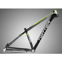 자전거 프레임 mtb 워크 29 알루미늄 합금 mtb 29 초경량 워크 디스크 브레이크, 블랙 그린, 17인치