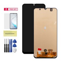 휴대폰수리 LCD 호환 6.4 '슈퍼 A50 디스플레이 화면 LCD 터치 스크린 디지타이저 부품에 대 한 프레임, 한개옵션1, 01 Amoled No Frame