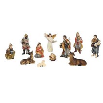 11 개 대 10cm 예수 그리스도 탄생 장식 선물 크리스마스 Manger 가톨릭 인형, 01 11Pcs a Set