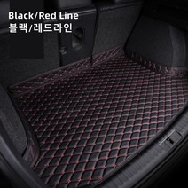 Ecool 제네시스 트렁크매트 카매트 크트렁크보호 G70 G80 GV70 GV80, 2 블랙/레드 라인, G80 (RG3)(20년~현재)