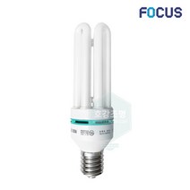 포커스 장미전구 삼파장 전구 EL 55W (E26/E39) 주광, 적색(빨간빛), 포커스삼파장EL55W(E26)