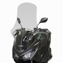 하디 SYM VSX125 88cm 튜닝 롱 윈드스크린 브라켓타입 클리어, 1개
