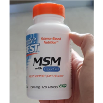 닥터스베스트 MSM 파우더 옵티 OPTI MSM 메테인 1500mg 120테블릿정, 120정