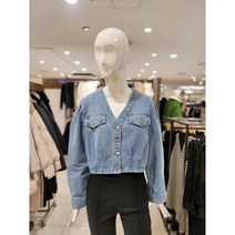 [AK PLAZA] [밸리걸]브이넥 숏 데님 자켓(393100)