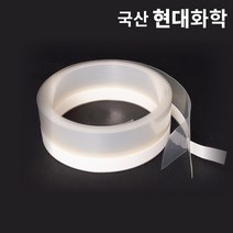 국산 현대화학 5M 고급 우레탄 투명 문풍지 틈새 막음 차단 테이프, 4. 넓은폭32mm 길이3.8M (고급포장), 1개