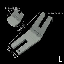 재봉틀 노루발 키트 세트 액세서리 바느질 미싱 1pc 도구 클리어런스 플레이트 버튼 리드 프레스 풋 험프 점퍼 5BB5912, [01] Large