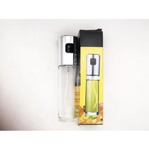 혼합기 분쇄기 주방 세트 오일 디스펜서 바베큐 유리 혼합 조미료 병 식초 간장 스프레이 오일러 조미료 조, 04 Silver With Box