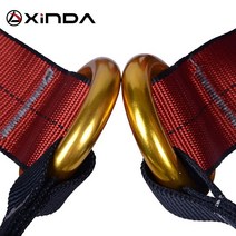 XINDA Val 안전 벨트 어린이 전신 하네스 암벽 등반 보호 야외 장비 키트, 01 L  (6-14years old)