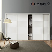 [보루네오] 270cm 스퀘어 슬라이딩 붙박이장 9자, 상세 설명 참조