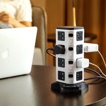 스탠드형 USB 콘센트 스마트 멀티탭 상업용 가정용, 상세이페이지 참고, 803(듀얼 USB 3미터 포함)