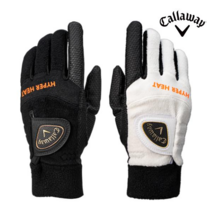 캘러웨이 캘러웨이 22 남성 하이퍼히트 겨울 골프장갑 양손 1세트, 남성 블랙_S (21-22cm)