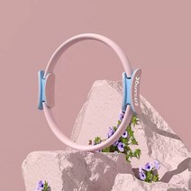 스파인코렉터 홈 필라테스 요가 스트레칭 기구 서클 초보자 얇은 다리 훈련 오픈 백 바디, 분홍