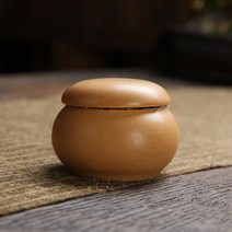 페이스 크림 용기 15ml 38ml 빈 차 미니 세라믹 화장품 루즈 박스 빈티지 스타일, [02] 38ml, [10] 브라운
