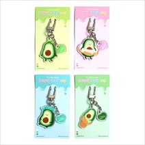 달콩팬시 아보카도 브라더 큐티뽀짝 아크릴 키링