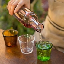 쁘띠 유리컵 4컬러, 그린