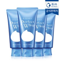 센카 퍼펙트 휩 클렌징 폼, 120g, 4개