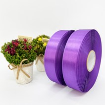 포장 리본 끈 제이제이리본 고밀도주자 45M 2롤 76칼라 (3mm 5mm), 5mm, 진보라