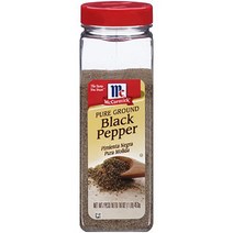 McCormick Pure Ground Black Pepper 맥코믹 퓨어 그라운드 블랙 페퍼 흑후추 16oz(453g) 2팩, 1개