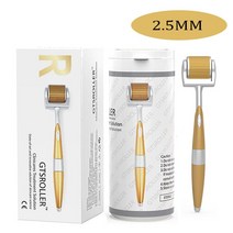 뷰티디바이스 ZGTS 192 피부 롤러 마이크로 바늘 얼굴 관리 탈모 처리를 위한 티타늄 Mezoroller Microneed, [08] 2.5MM, 08 2.5MM
