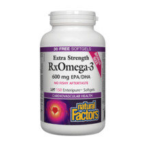 네추럴팩터스 Rx오메가3 600mg 150정 캐나다직발송 피쉬오일 어유 EPA DHA