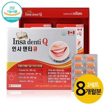 인사 덴티큐 골드 프로폴리스 추출물 플라보노이드 칼슘 비타민C 잇몸 영양제